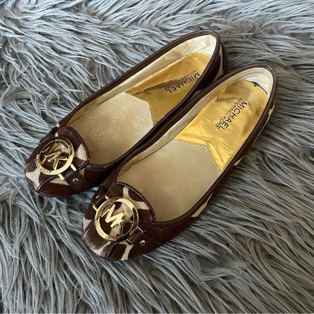 MICHAEL KORS fulton calf hair moccasin